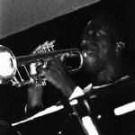 Photograph of Ephraim Owens playing the trumpet